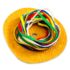 ЛАР-122 Комплект Разноцветные веревочки 1 (красный, син, зеленый, желтый, белый по 1 м) Развивающие игры Воскобовича