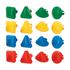 #1192-1 GEO BLOCKS ( 224 PCS ) /Набор Гео-блоки для детской развивающей доски